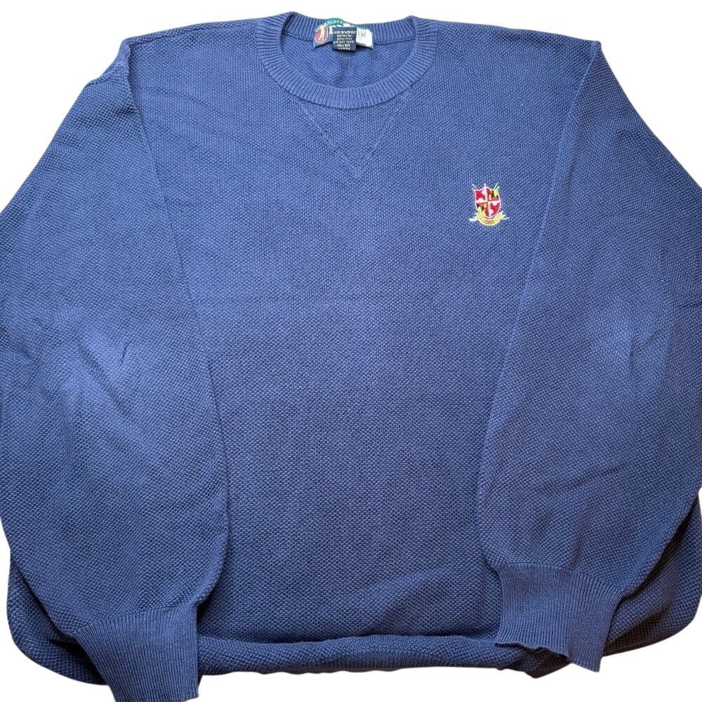 PGA Tour Player Edition Sweater XL 100% Peruvian Pima‎ Cotton Country Club Crest